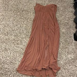 Birdy grey desert rose bridesmaid dress. Size:medium